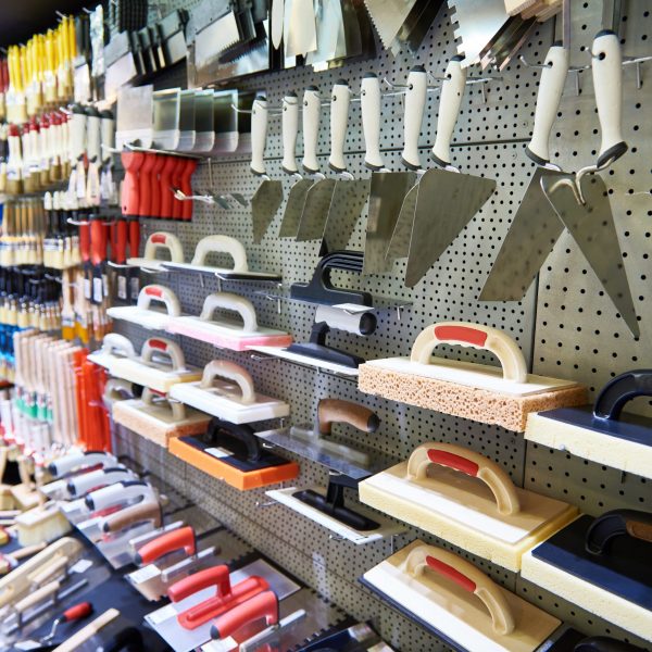 Building tools in hardware store